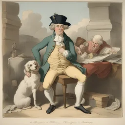 a character by Thomas Rowlandson