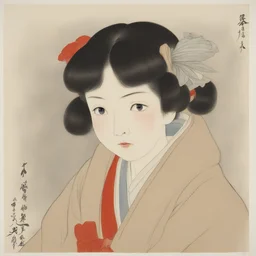 a character by Tsuguharu Foujita