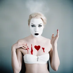 a character by Tyler Shields