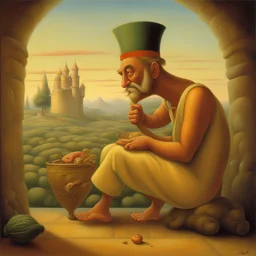 a character by Vladimir Kush