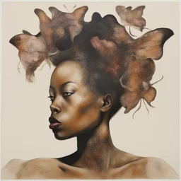 a character by Wangechi Mutu