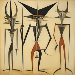 a character by Wifredo Lam