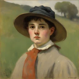 a character by Willard Metcalf