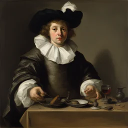 a character by Willem Claesz. Heda