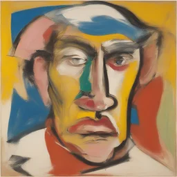 a character by Willem de Kooning