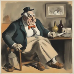 a character by William Gropper
