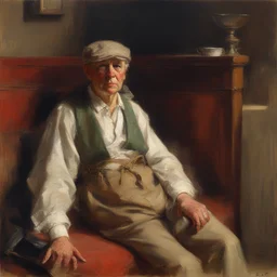a character by William Logsdail