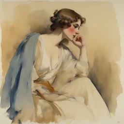 a character by William Russell Flint