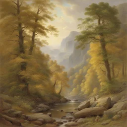 a character by William Trost Richards