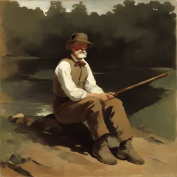 a character by Winslow Homer