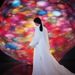 a character by teamLab