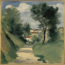 a landscape by Édouard Manet
