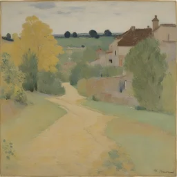 a landscape by Édouard Vuillard