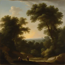 a landscape by Élisabeth Vigée Le Brun