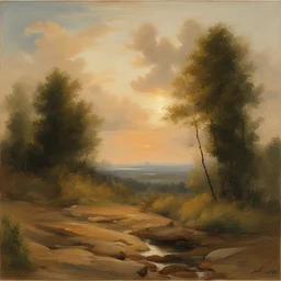a landscape by Артур Скижали-Вейс