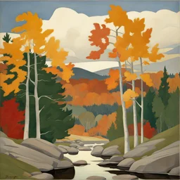 a landscape by A. J. Casson