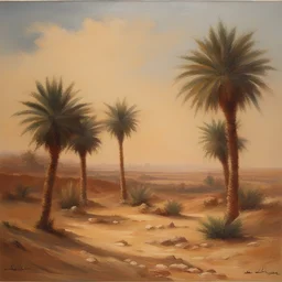 a landscape by Abdel Hadi Al Gazzar