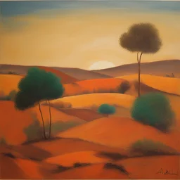 a landscape by Abed Abdi
