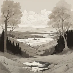 a landscape by Abigail Larson