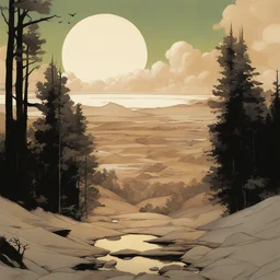 a landscape by Adam Hughes