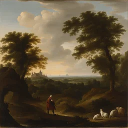 a landscape by Adriaen van Utrecht