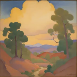 a landscape by Agnes Lawrence Pelton