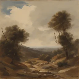 a landscape by Agustín Fernández
