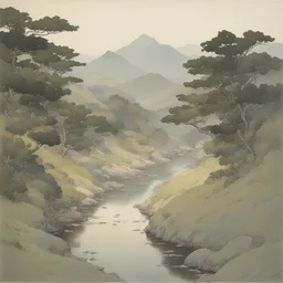 a landscape by Akihiko Yoshida