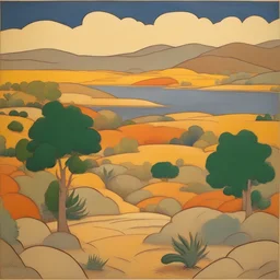 a landscape by Al Capp