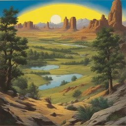 a landscape by Al Feldstein
