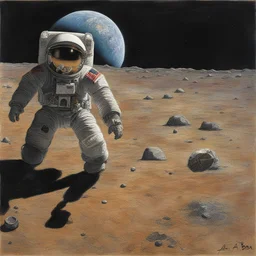 a landscape by Alan Bean