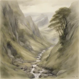 a landscape by Alan Lee