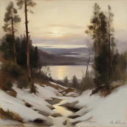 a landscape by Albert Edelfelt
