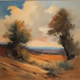 a landscape by Albert Kotin
