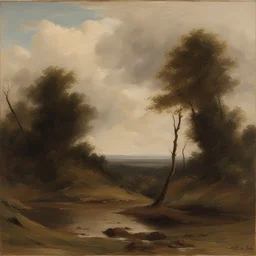a landscape by Albert Servaes