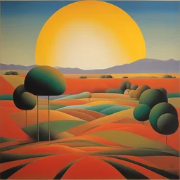 a landscape by Alberto Biasi
