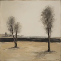 a landscape by Alberto Giacometti