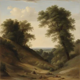 a landscape by Albrecht Anker