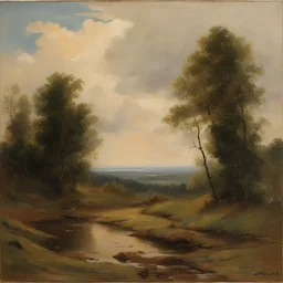 a landscape by Aleksander Gierymski