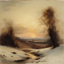a landscape by Aleksey Savrasov
