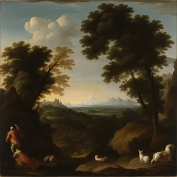 a landscape by Alessandro Allori