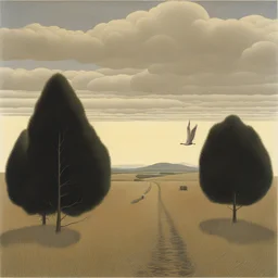 a landscape by Alex Colville