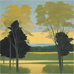 a landscape by Alex Katz