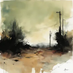 a landscape by Alex Maleev