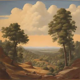 a landscape by Alex Schomburg