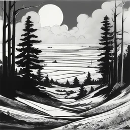 a landscape by Alex Toth