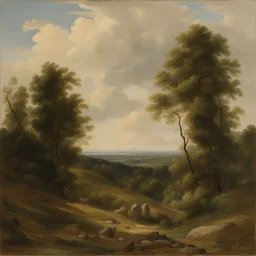 a landscape by Alexander Kanoldt