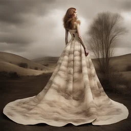 a landscape by Alexander McQueen