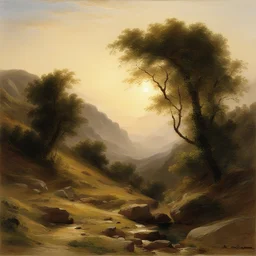 a landscape by Alexandre Calame