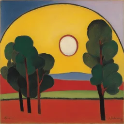 a landscape by Alexej von Jawlensky